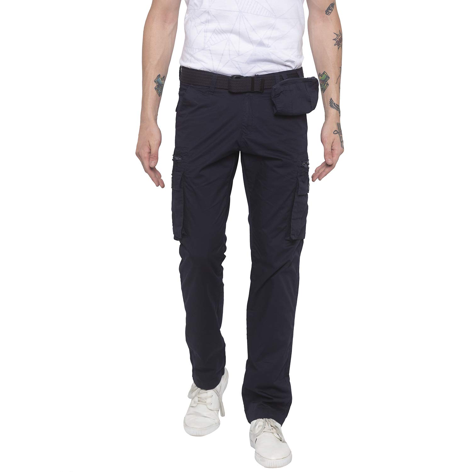 navy blue cargo pants amazon