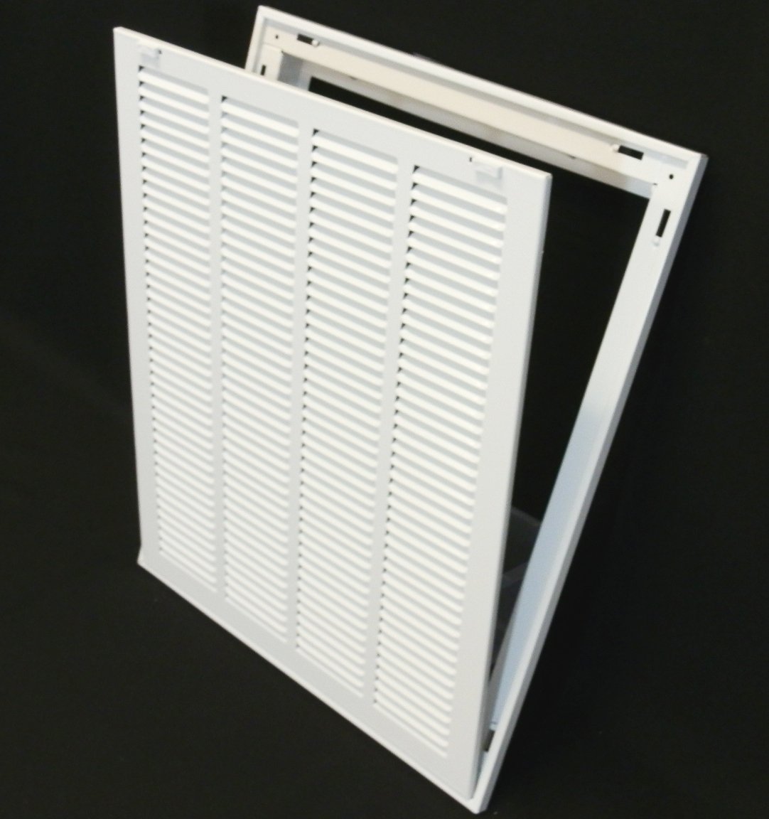 16" X 20 Steel Return Air Filter Grille for 1" Filter Removable Face/Door 622417528825 eBay