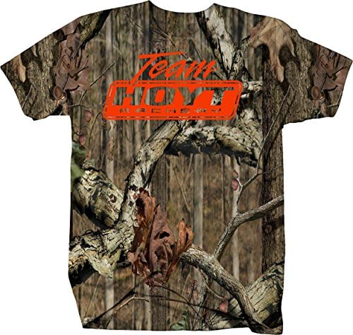 CAMO - Team Hoyt - CLassic Logo'd Archery Hunting T Shirt - Xlarge