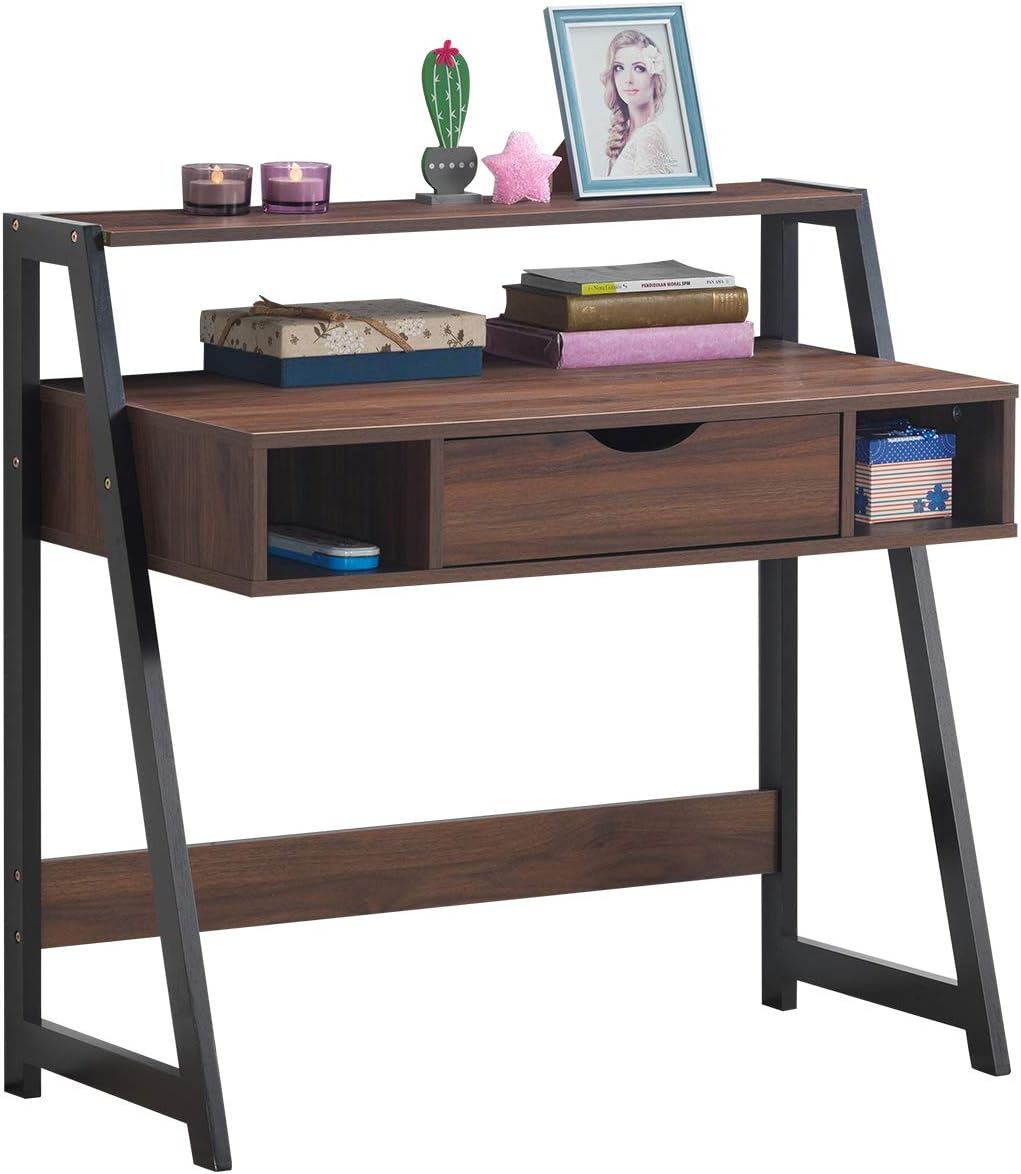 Amazon Com Tangkula Computer Desk Home Office Desk With Display