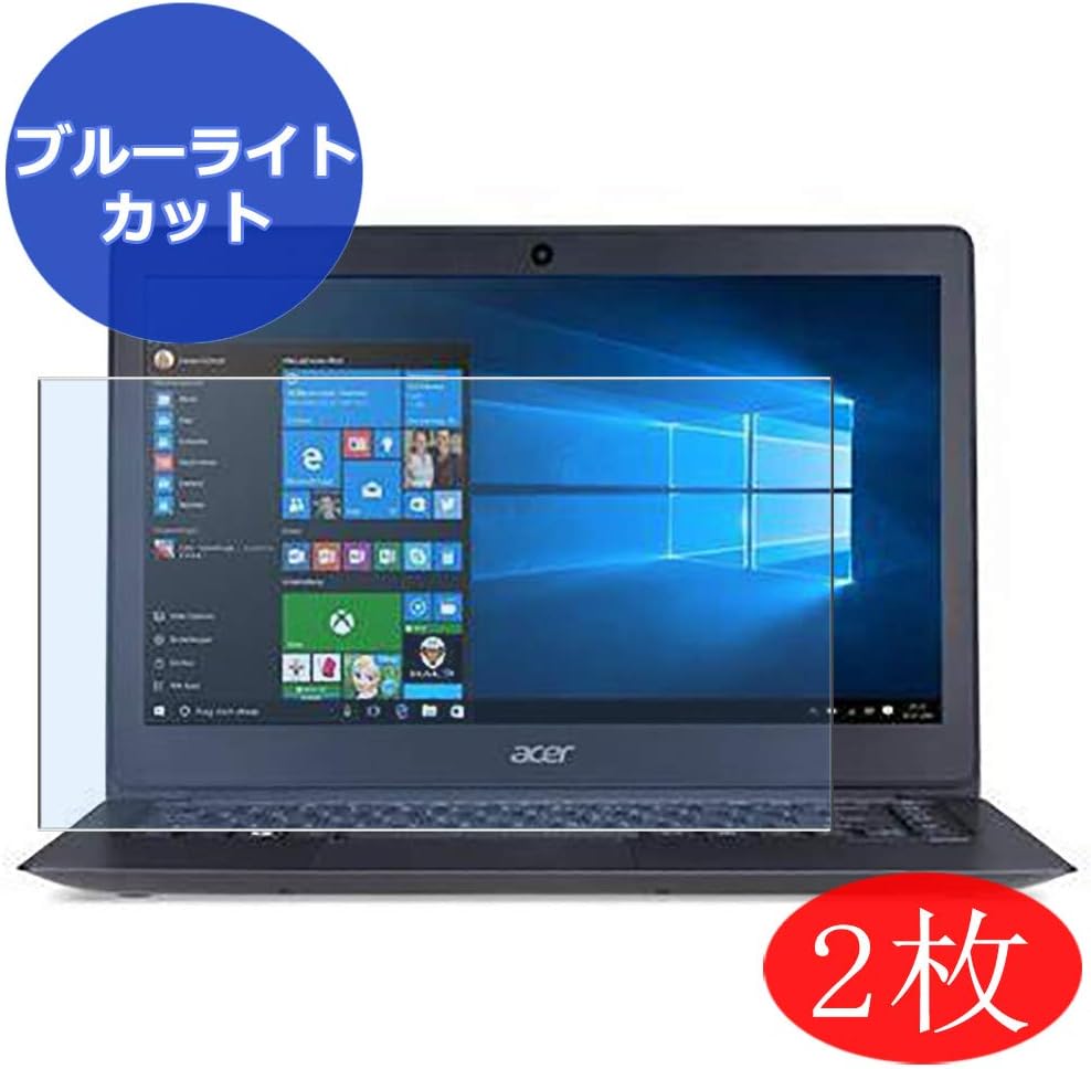【2 Pack】 Synvy Anti Blue Light Screen Protector for Acer Travelmate X349-M / X349-G2 14" Screen Film Protective Protectors [Not Tempered Glass]