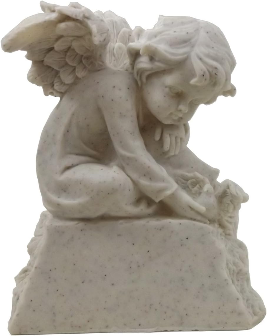 Tomba Di Gioielli Angelo Su Base In Pietra Gedenkstein Lapide Grab Statuetta Uccello Amazon It Giardino E Giardinaggio