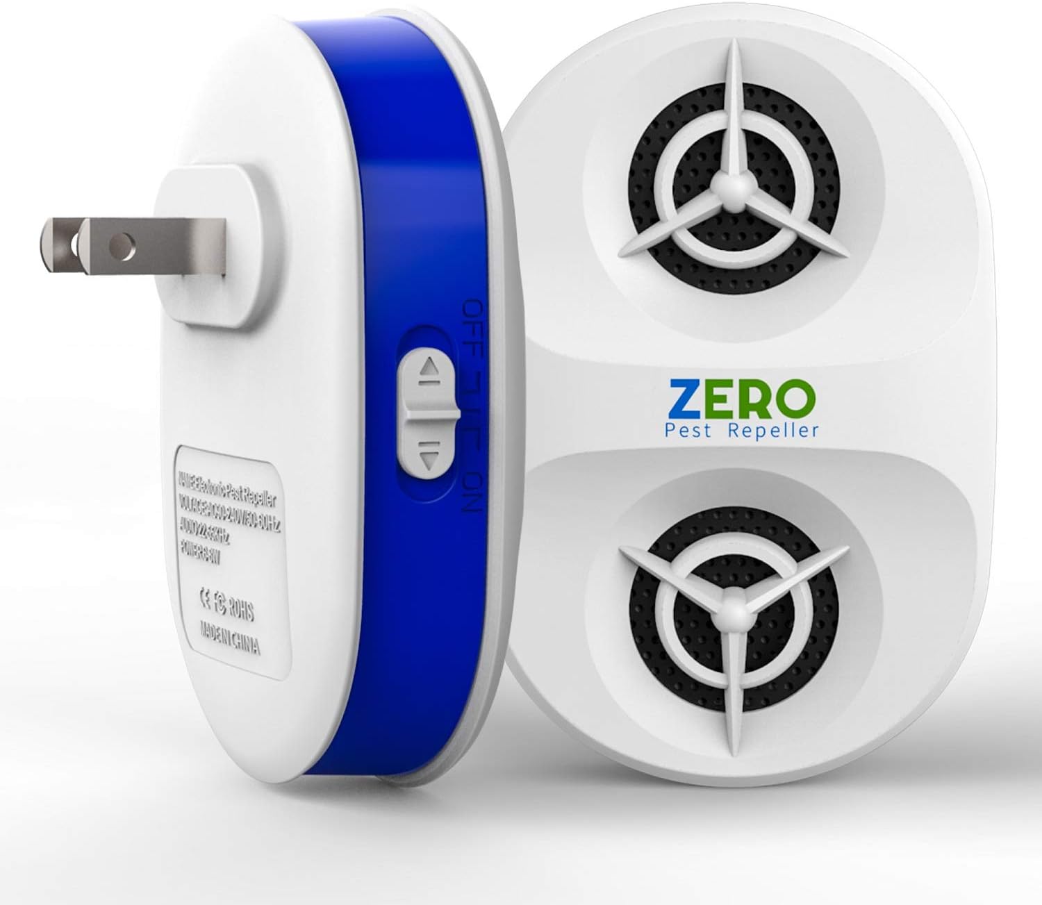 ZEROPEST Ultrasonic Pest Repeller Plug in Electronic Pest Defender Repellent Pest Control Reject Devices for Rat Mosquito Mice Spider Ant Roaches Bugs Flea Insect : Garden & Outdoor