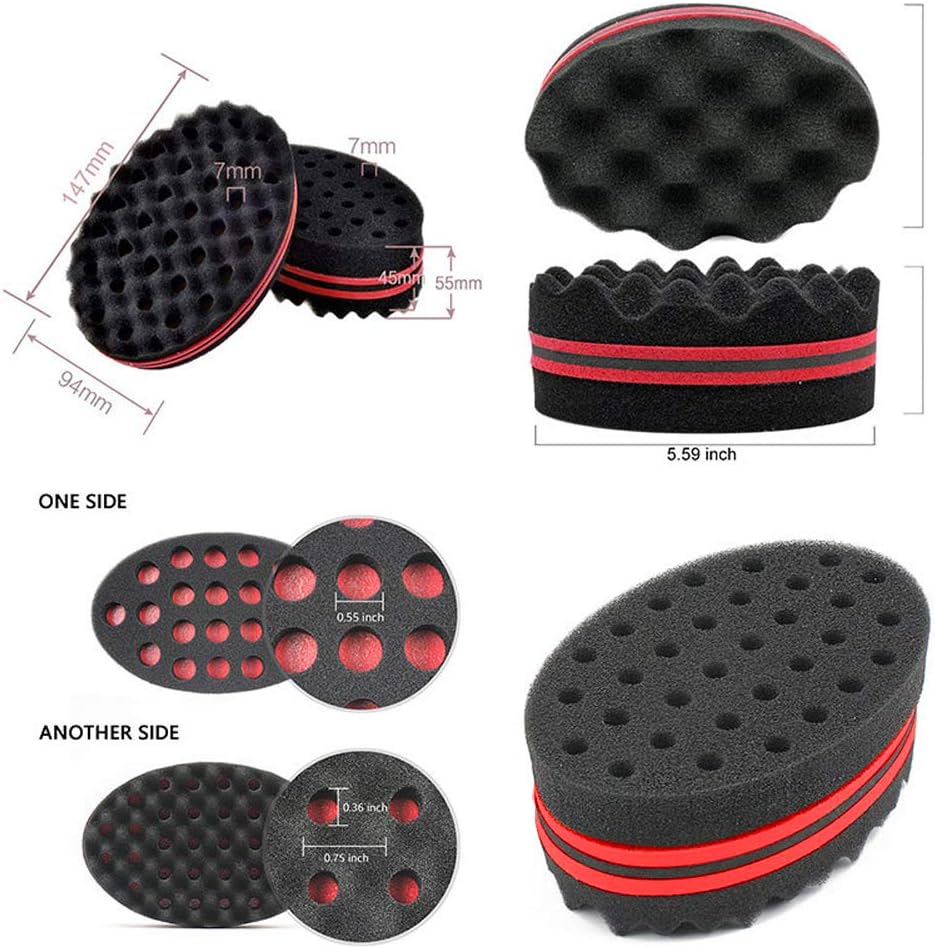Hair Sponge Brush and Afro Comb - Image 5