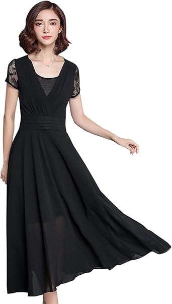 chiffon wrap dress short