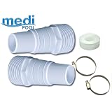 Tubo gas metano con fascette - cm.100