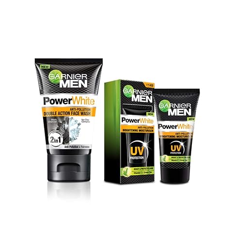 Garnier Anti Pollution Facewash & Moisturiser, (Pack of 2)