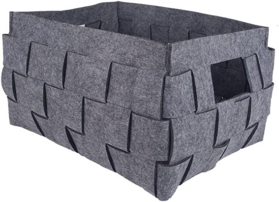 FGDJTYYJ Cesta de Almacenamiento Cesta de Almacenamiento de Fieltro