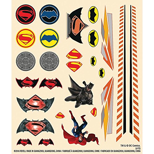 Revell Pinewood Derby Batman Dawn of Justice Peel/Stick Decal Sheet