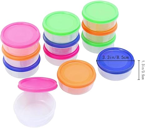Amazon Co Jp 食品保管ボックス 収納ボックス 12個セット 150ml 離乳食保存容器 ベビーフードストレージコンテナ ミニ収納ボックス 冷凍小分け 離乳食 漏れ防止 保存容器 赤ちゃん お出かけ ホーム キッチン