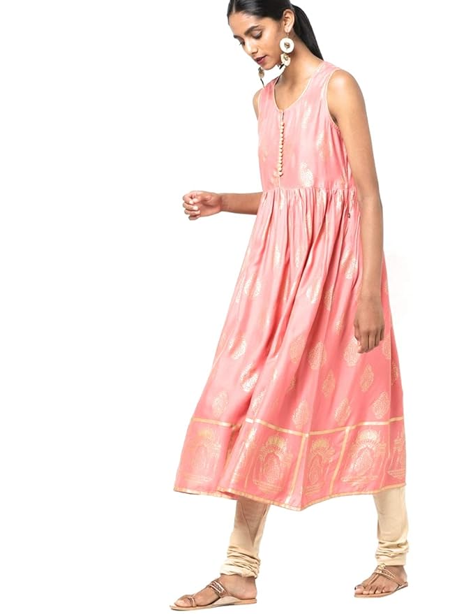 Buy Avaasa Women's Cotton Kurti Pink, 2XL at Amazon.in