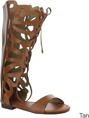 tan gladiator sandals