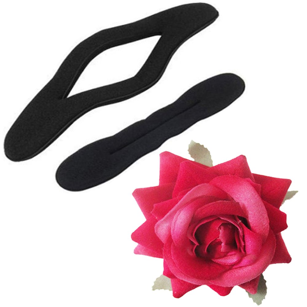 Buy Combo Of Hair Donut Bun Maker French Twist Roll Sponge Tool
