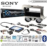 Volunteer Audio Sony MEX-N4100BT Single Din Radio Install Kit with Bluetooth, CD Player Fits 2010-2015 Chevrolet Camaro