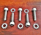 5 AR Pistol Grip Stainless Steel Socket Screw Washer .223 5.56 300 15 Magpul