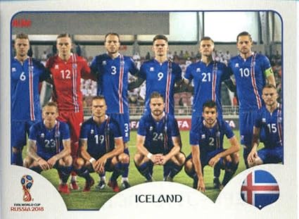 Coupe Du Monde De Football Stickers Russie 2018 Panini 293 Photo D Equipe D Islande Soccer Autocollant Amazon Fr Sports Et Loisirs