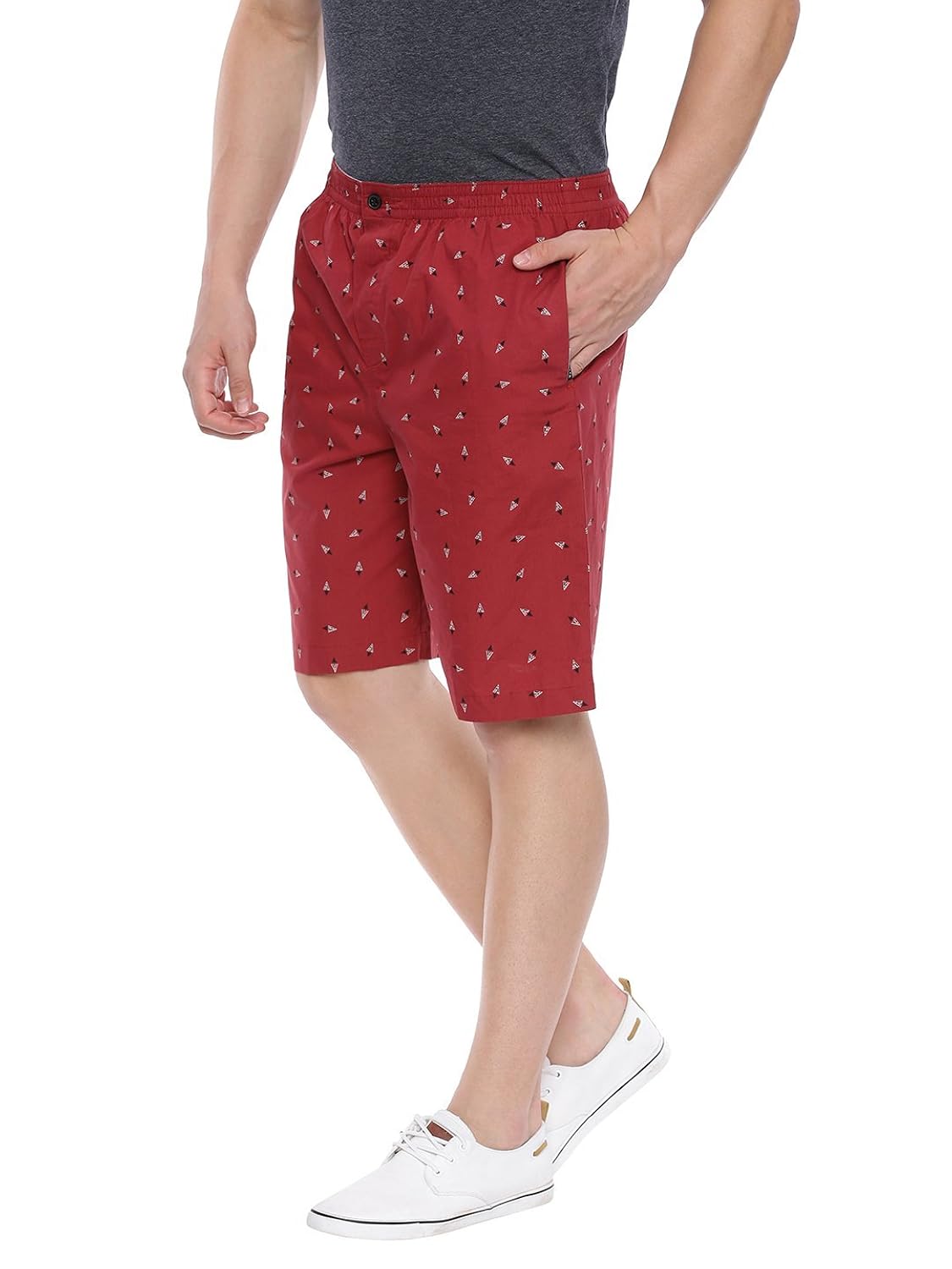 van heusen men's cotton lounge shorts