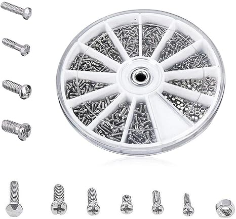 Amazon Doutop ねじ メガネ ナット 眼鏡 ワッシャー 収納ケース付き 1 個セット サングラス 修理ツール 時計 工具 セット 詰め合せ キット ねじ 9種 ナット 2種 ワッシャー 1種 各10個 ステンレス 工具セット 道具セット