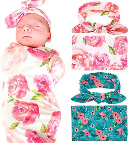 swaddle blanket with headband