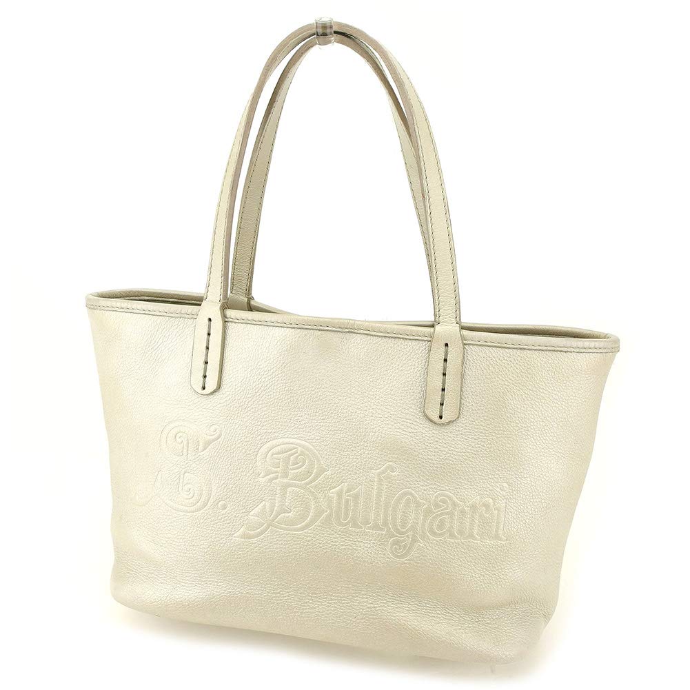 ファッションなデザイン トートバッグ Bvlgari ブルガリ トート B07g5jmd9r H584 中古 メンズ レディース ソティリオ ゴールド ベージュ ハンドバッグ トートバッグ Www Wwmp Org Za