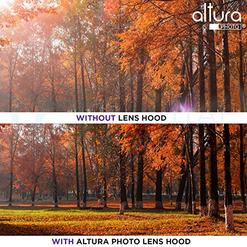 image for Altura Photo 52MM Tulip Flower Lens Hood for Nikon AF-S 18-55mm, 55-20