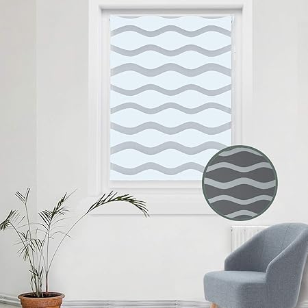 Doppelrollo Welle Duo Rollo Klemmfix onhe Bohren für Fenster und Türen Verdunkelung und Lichtdurchlässig Seitenzugrollo Easyf
