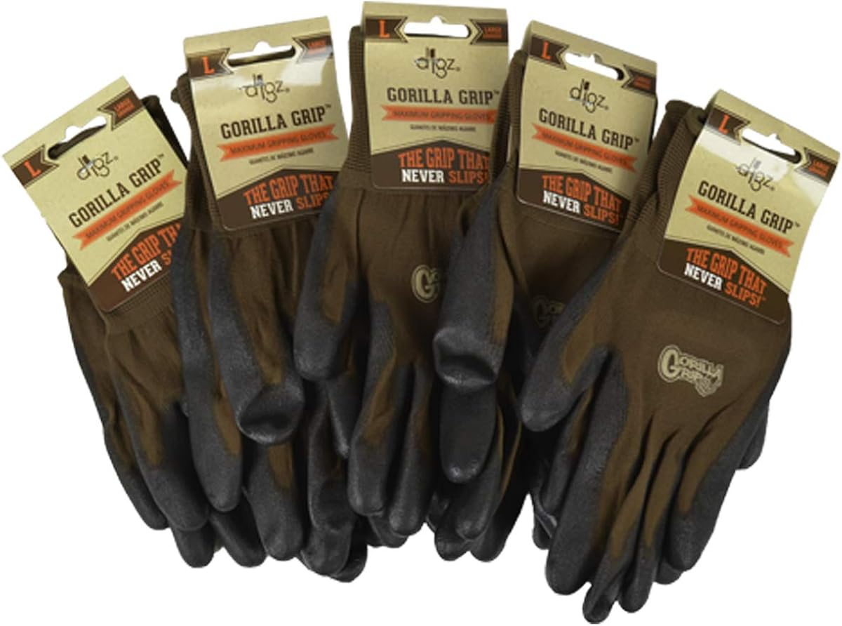 Gorilla Grip Garden Gloves & Work Gloves (5 Pack), Large Amazon.de