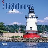 Lighthouses - 2016 Mini Wall Calendar 7 x 7in
