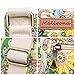 Malirona Women Crossbody Purse Hipster Cross Body Bag Canvas Shoulder Handbag Floral Design