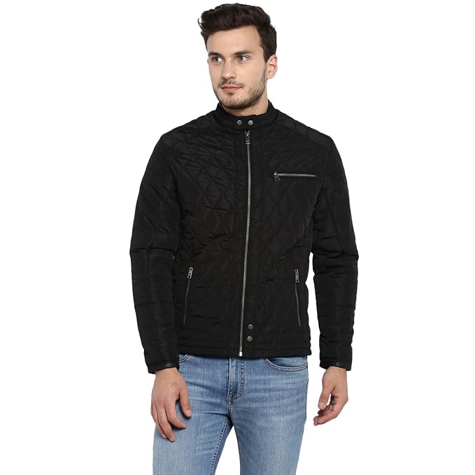 prolific red tape hooded puffer jacket