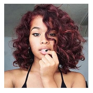 Buy Jys Cosplay Curly Hair Tail Full Wigs Red Long Wig Women Wig