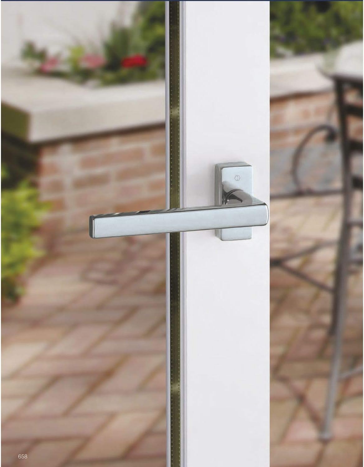 HOPPE 10763571 Window Handle Dallas VarioFit, VK 7 x 32-42 mm, Matte Stainless Steel, Silver, Edelstahl matt - Image 3