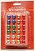 24ct Petite Treasures Shiny Multi-Color Mini Glass Ball Christmas Ornaments .6" (15mm) primary