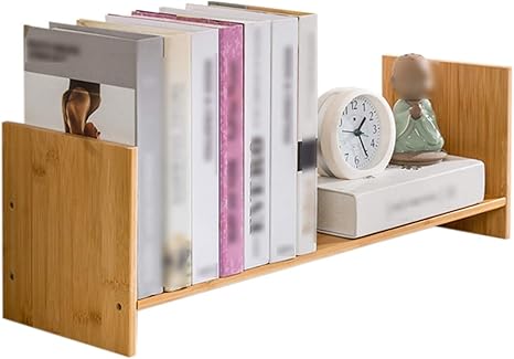 Amazon 自立型装飾 デスクトップ本棚 2つの配置方法 シェルフ省スペースオフィスデスクトップの収納ラック 小さな机の本棚 多目的ストレージオーガナイザー Color Brown Size 50x18 5x19 5cm 本棚 オンライン通販