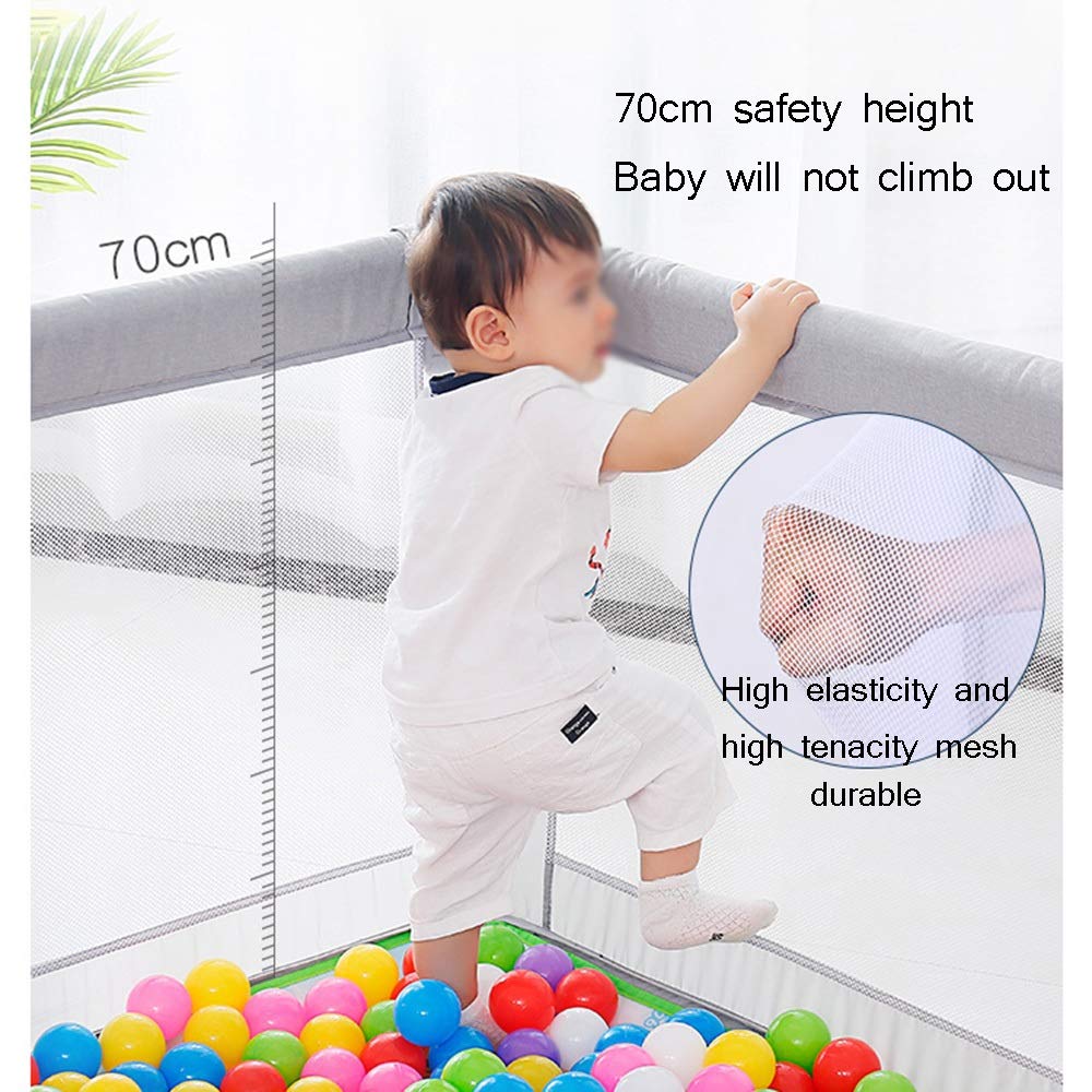 Centre Dactivites For Enfants Portable Avec 100 Balles Accueil Interieur Exterieur Jouer Cloture Jardin Jouer Barriere Color Gray Size 1x1cm Qffl Parc Bebe Bebe Parc La Chambre De Bebe Bebe