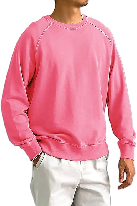 Amazon Easydwell トレーナー メンズ 無地 レディース クルーネック スウェットシャツ パーカー 裏パイル 大きいサイズ トレーナー パーカー 通販