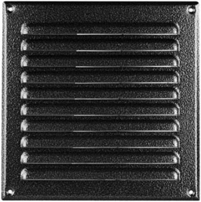 Metal Antique Silver Air Vent Grille 250mm x 250mm with Fly Screen/Mesh/Net Ventilation Cover MTA8ANSR