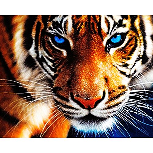 Full Diamond 5D DIY Diamond Painting "tiger" Embroidery Cross Stitch Rhinestone Mosaic Painting Decor Gift