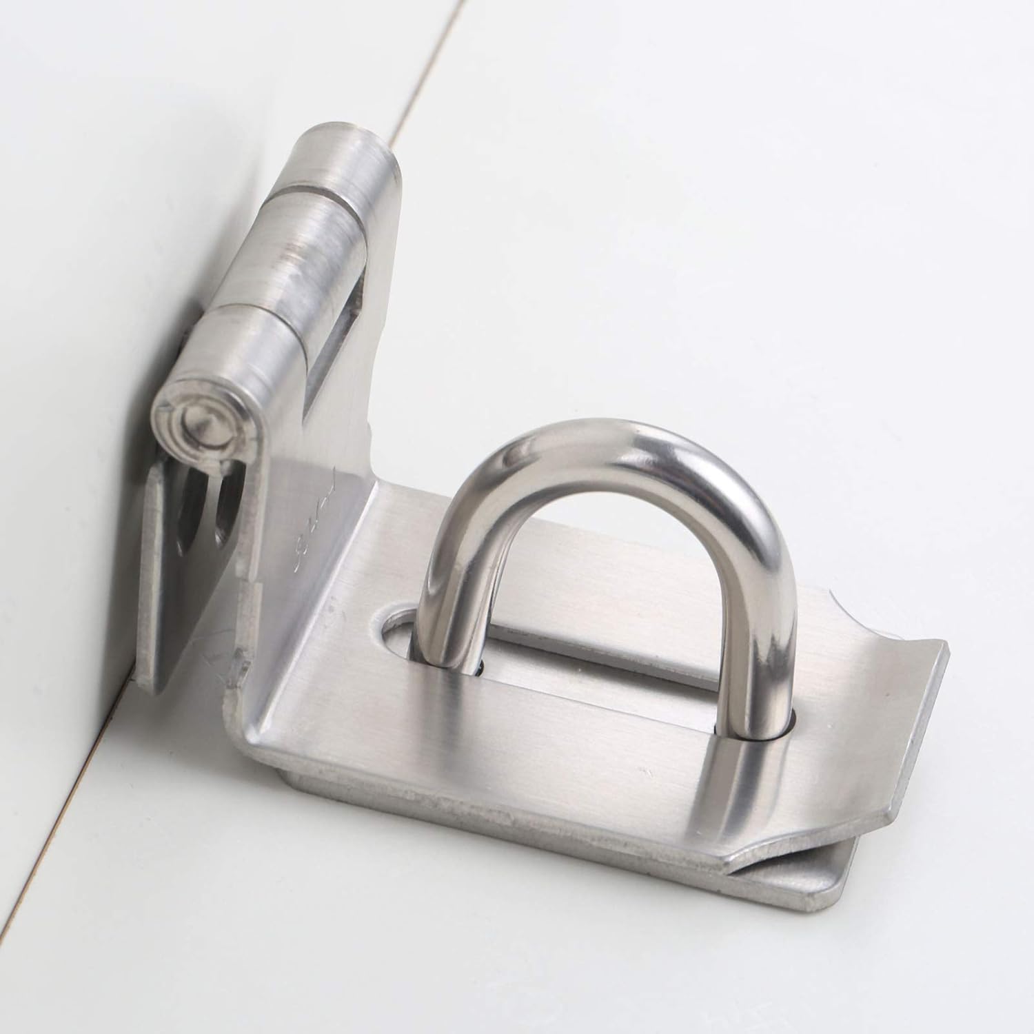 2Pcs 5 Inch Thickening Right Angle Stainless Steel Lock Padlock Hasp