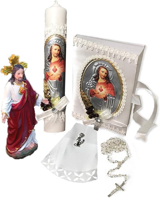 first communion candle set girl