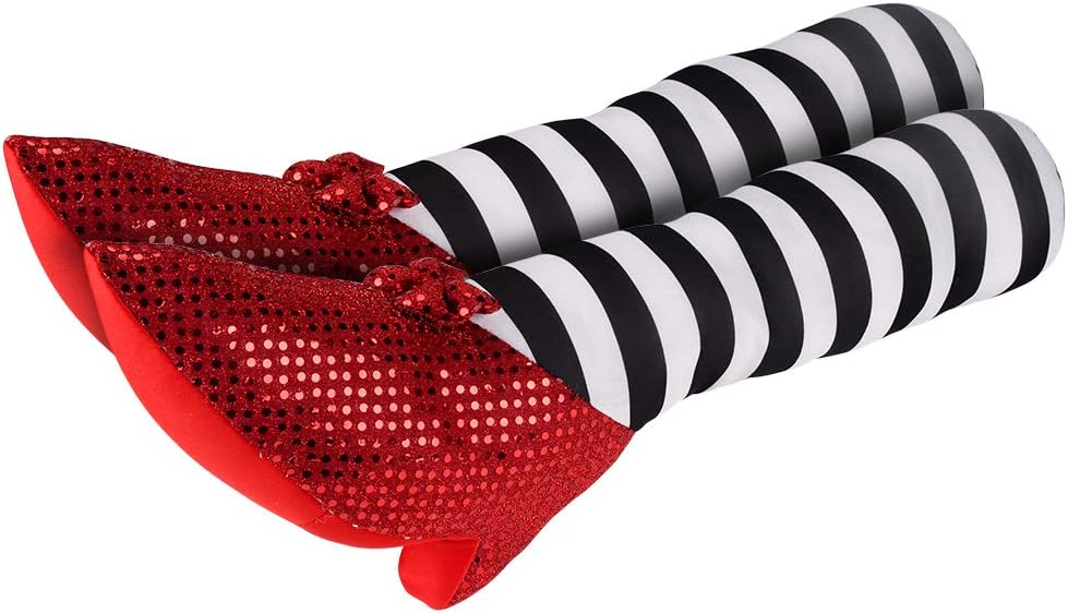 AnSun Halloween Decoration 21" Wicked Witch Legs, Yard Decor Props for Halloween Outdoor and Indoor : Garden & Outdoor