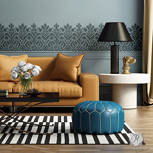 Moroccan Lace Border Stencil - Bohemian & Chic