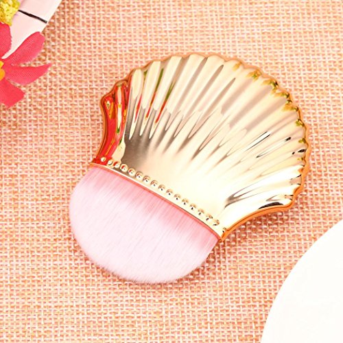 image for ManxiVoo Shell Shape Makeup Brush Bottom Foundation Brush Powder Paint