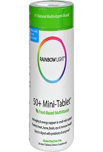 Rainbow Light Multivitamin 50+ Mini, 90 ct