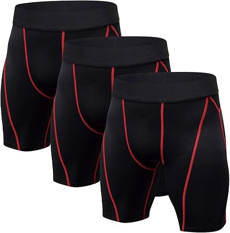 Niksa Mallas Cortas Running Hombre Pantalones Cortos de Compresión ...