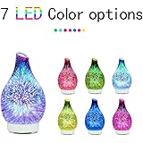 Diffusore Oli Essenziali Porseme In Vetro 280ml - Ultrasuoni, 7 LED Colorati, Timer, Senza BPA, Per Aromaterapia - Foto 4