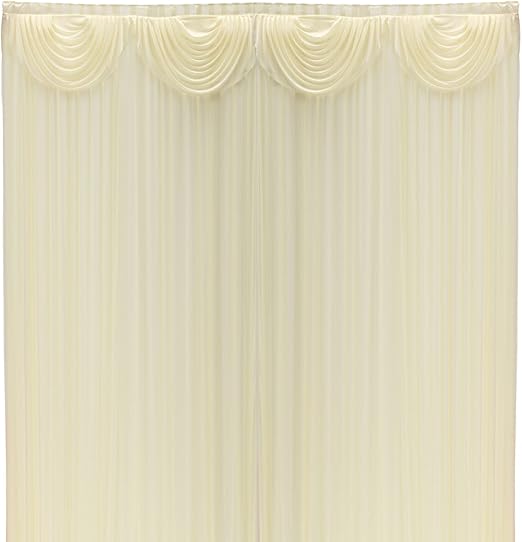Amazon Com Ice Silk Backdrop Drapes Curtains Wedding Ceremony