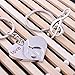 Dreamseden Love Heart Music Notes Symble Detachable Couple Keychain (with Gift Box) Key Ring Key Chain Gift for Valentine Wedding Anniversary (A Pair)