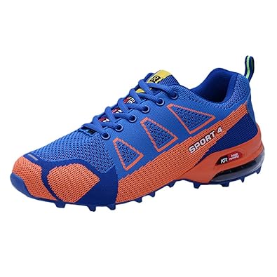 SOMESUN Herren Professionell Nagel Schuhe Laufschuhe Männer Jungen Modisch Atmungsaktiv Mesh Kletterschuhe Gemütlich Rutschfe