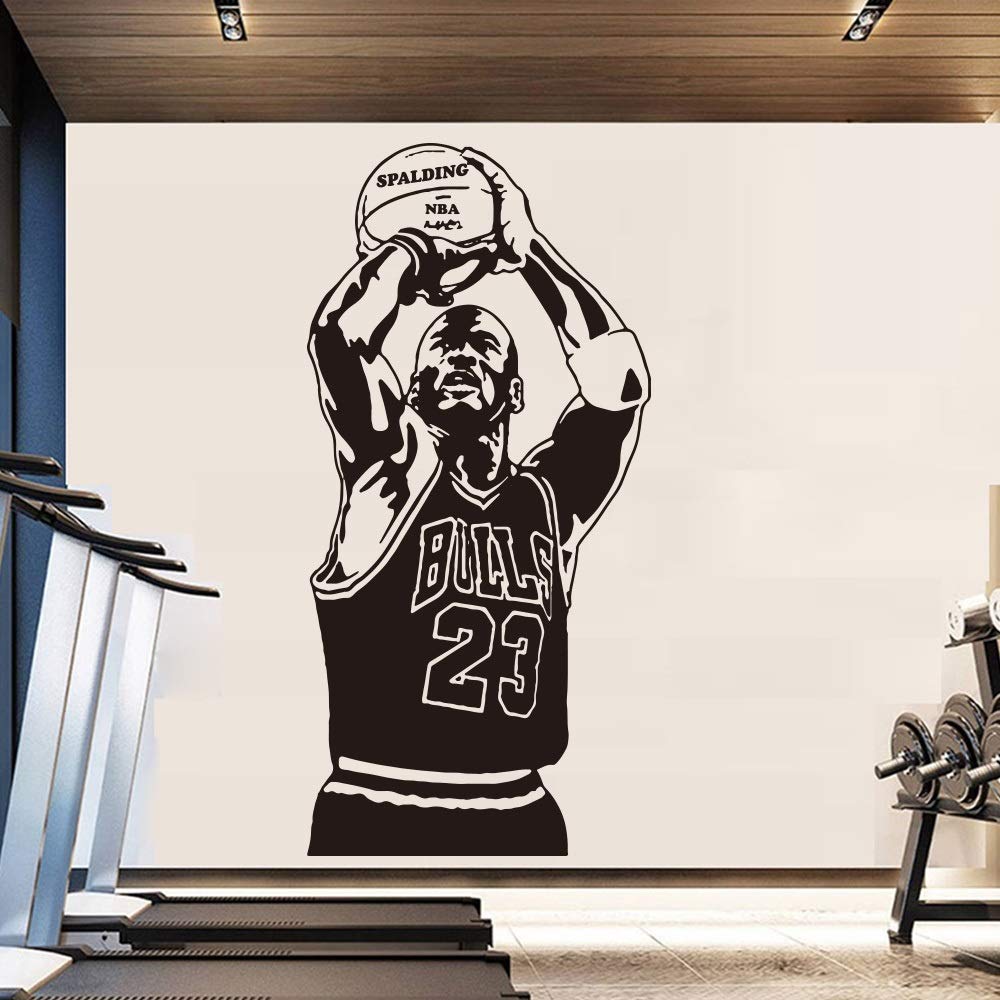 Brillint Yy Nursery Wall Sticker Nba Michael Jordan Of Basketball